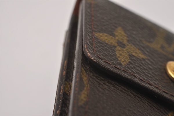 Authentic Louis Vuitton Monogram Porte Cles Badge Key Case Pouch M60048 LV 7786I