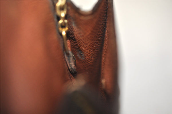 Authentic Louis Vuitton Monogram Porte Cles Badge Key Case Pouch M60048 LV 7786I