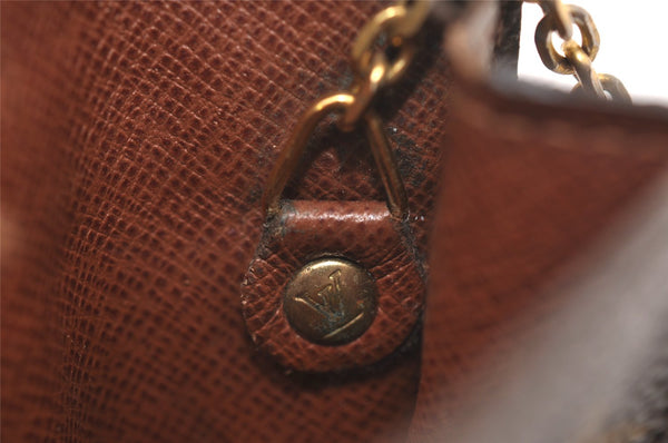 Authentic Louis Vuitton Monogram Porte Cles Badge Key Case Pouch M60048 LV 7786I