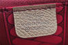 Authentic HERMES Azap Silk In Long Wallet Purse Leather White Pink 7786J