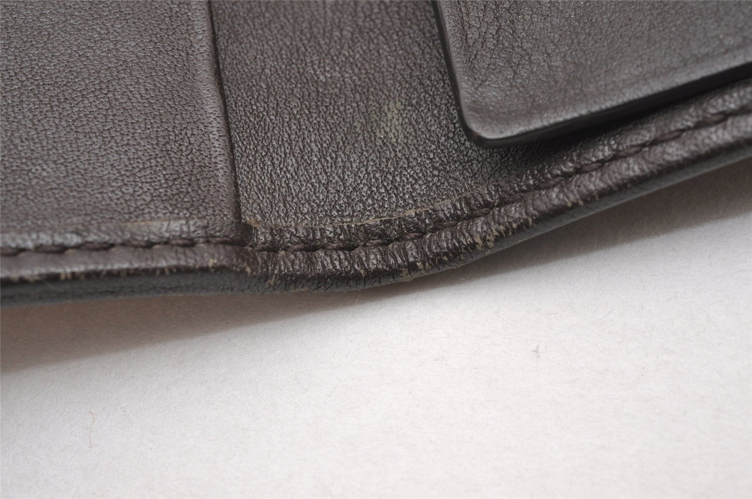 Authentic GUCCI Dice 6 Hooks Key Case Purse GG Canvas Leather 268833 Brown 7787I