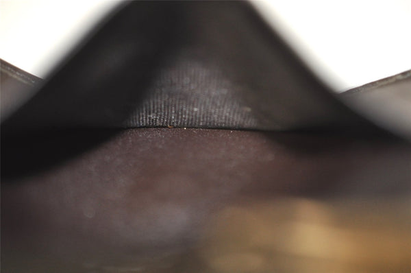 Authentic GUCCI Dice 6 Hooks Key Case Purse GG Canvas Leather 268833 Brown 7787I