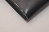 Authentic Christian Dior Vintage Long Wallet Purse Leather Black Box 7787J