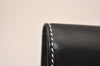 Authentic Christian Dior Vintage Long Wallet Purse Leather Black Box 7787J