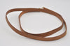 Authentic Louis Vuitton Leather Shoulder Strap Beige 46.7" LV Junk 7788I