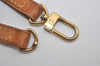 Authentic Louis Vuitton Leather Shoulder Strap Beige 46.7" LV Junk 7788I