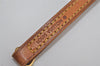 Authentic Louis Vuitton Leather Shoulder Strap Beige 46.7" LV Junk 7788I