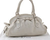 Authentic Christian Dior Vintage Shoulder Hand Tote Bag Leather White CD 7791I