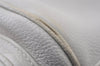 Authentic Christian Dior Vintage Shoulder Hand Tote Bag Leather White CD 7791I
