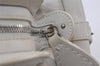 Authentic Christian Dior Vintage Shoulder Hand Tote Bag Leather White CD 7791I