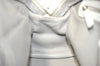 Authentic Christian Dior Vintage Shoulder Hand Tote Bag Leather White CD 7791I