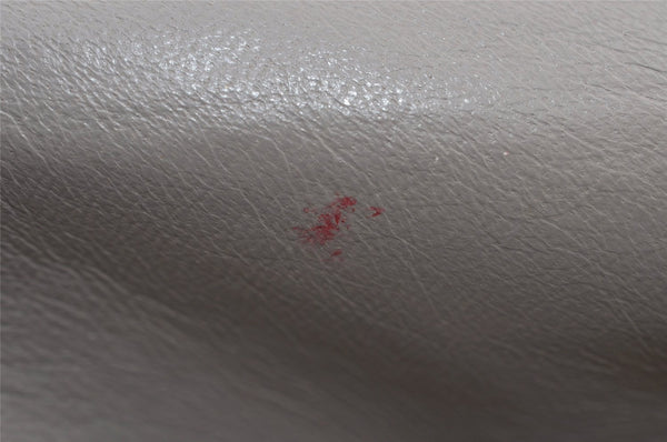 Authentic Christian Dior Vintage Shoulder Hand Tote Bag Leather White CD 7791I