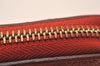 Louis Vuitton Monogram Empreinte Portefeuille Secret Compact Wallet Red 7791J