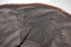 Authentic GUCCI Web Sherry Line Tote Bag GG Canvas Leather 145810 Brown 7792J