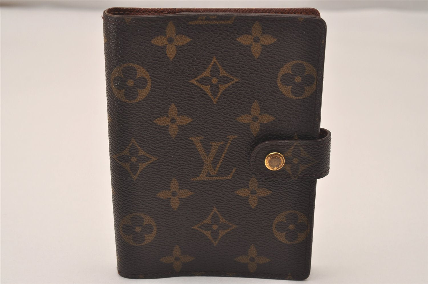 Authentic Louis Vuitton Monogram Agenda PM Notebook Cover R20005 LV 7796J
