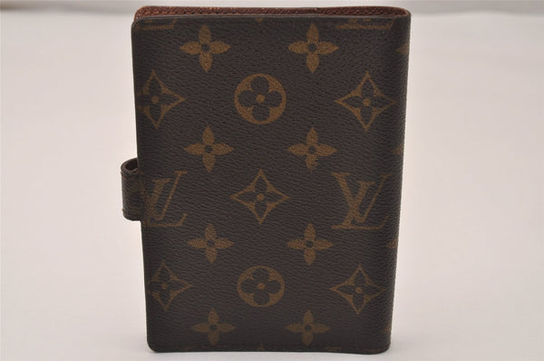Authentic Louis Vuitton Monogram Agenda PM Notebook Cover R20005 LV 7796J
