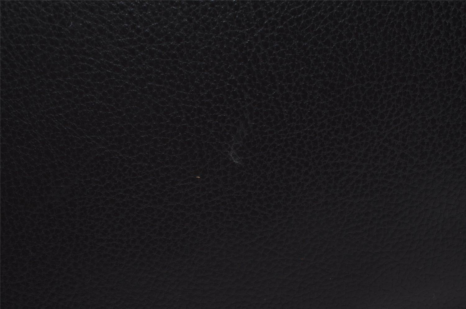 Authentic GUCCI Vintage Clutch Hand Bag Purse Leather Black 7797I