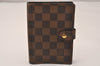 Authentic Louis Vuitton Damier Agenda PM Notebook Cover R20700 LV 7797J