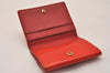 Authentic Louis Vuitton Vernis Ludlow Coin Purse Card Case Red M91090 LV 7798J