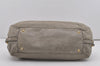 Authentic MIU MIU Vintage Leather 2Way Shoulder Hand Bag Gray 7799I