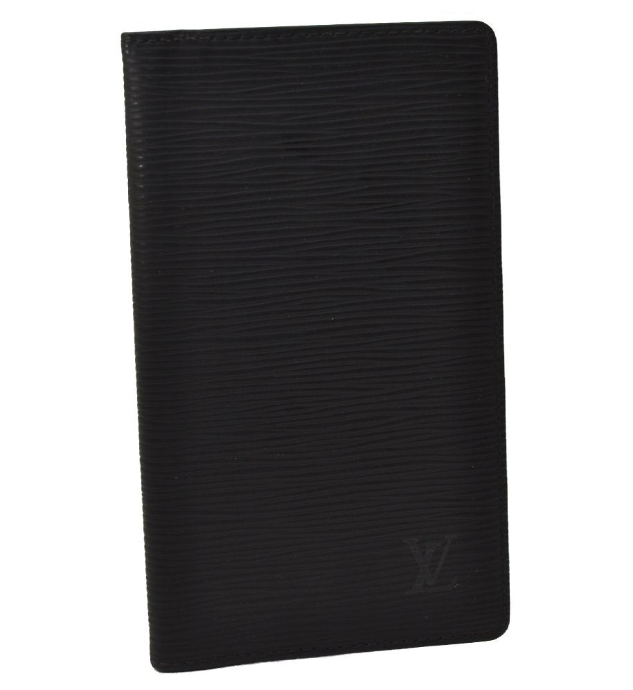 Authentic Louis Vuitton Epi Agenda Posh Notebook Cover Black R20522 Junk 7799J