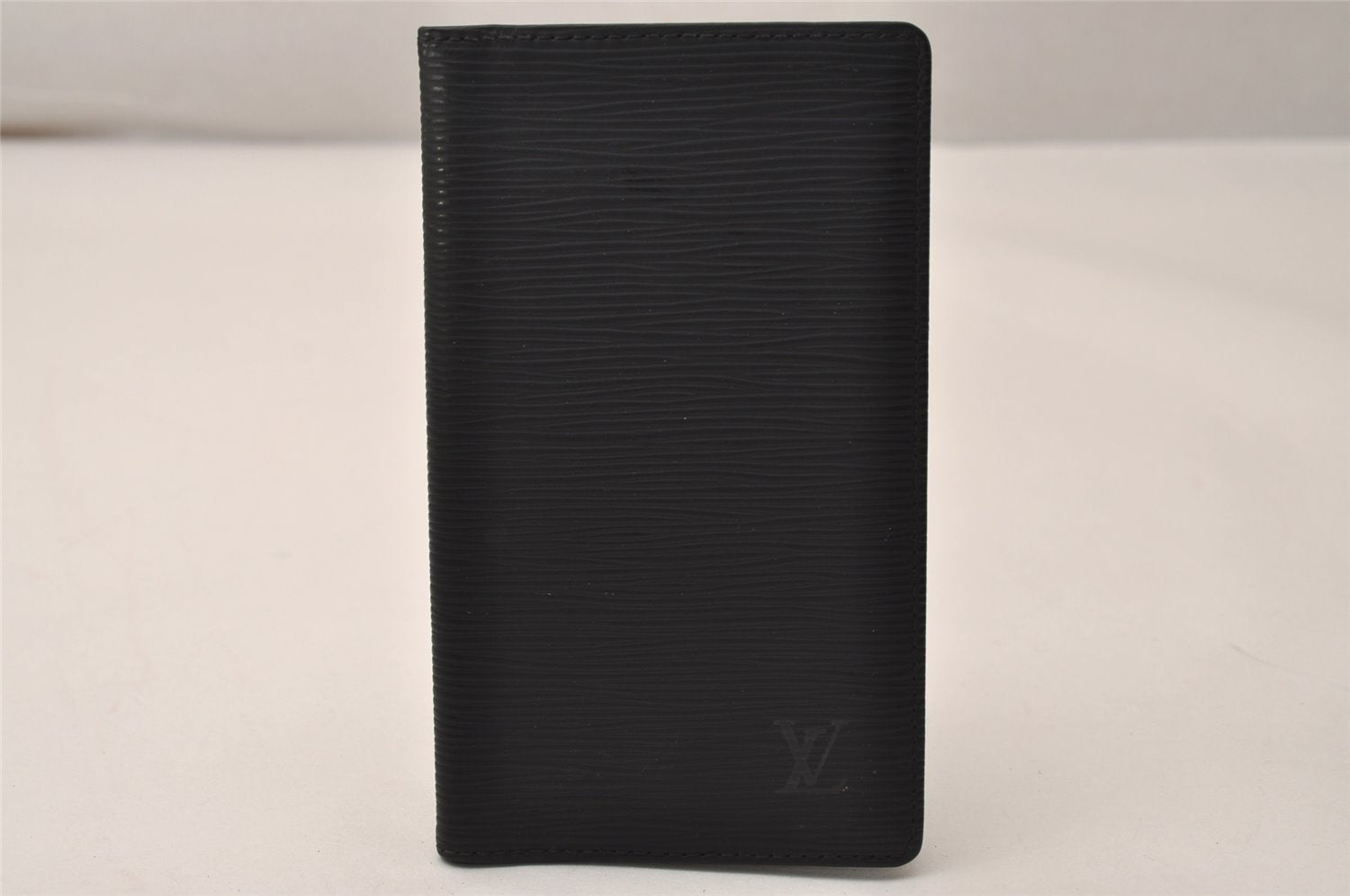 Authentic Louis Vuitton Epi Agenda Posh Notebook Cover Black R20522 Junk 7799J