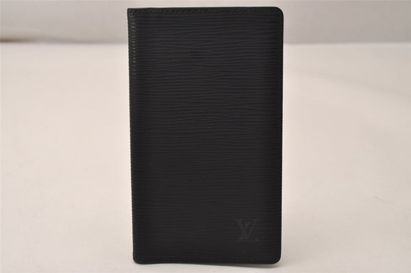 Authentic Louis Vuitton Epi Agenda Posh Notebook Cover Black R20522 Junk 7799J
