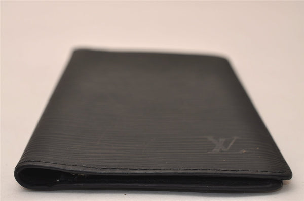 Authentic Louis Vuitton Epi Agenda Posh Notebook Cover Black R20522 Junk 7799J