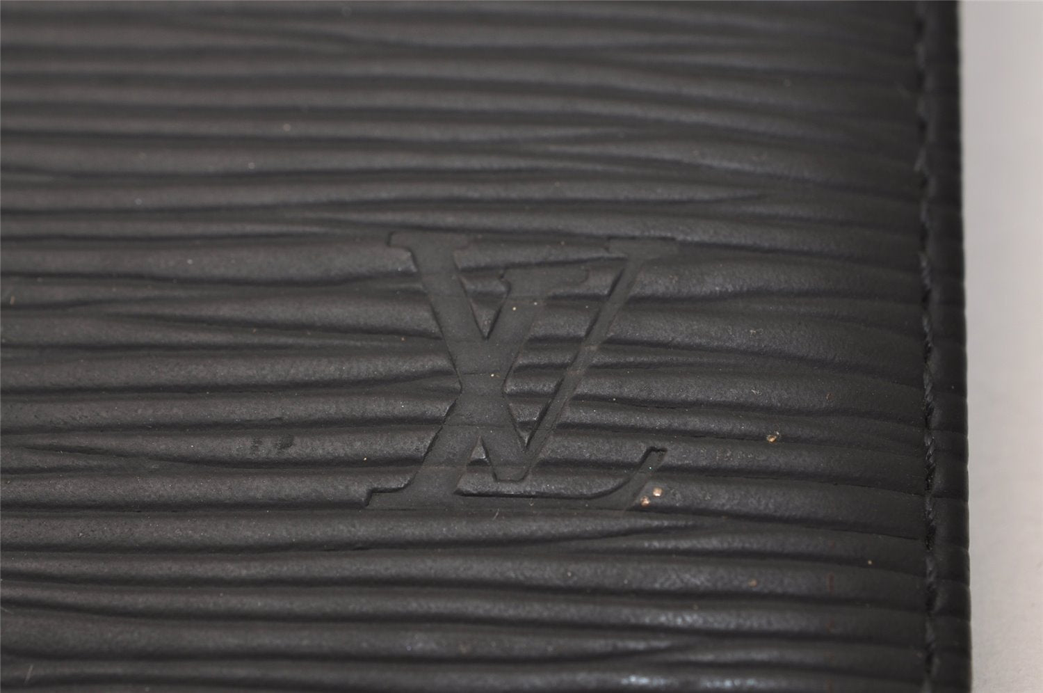 Authentic Louis Vuitton Epi Agenda Posh Notebook Cover Black R20522 Junk 7799J