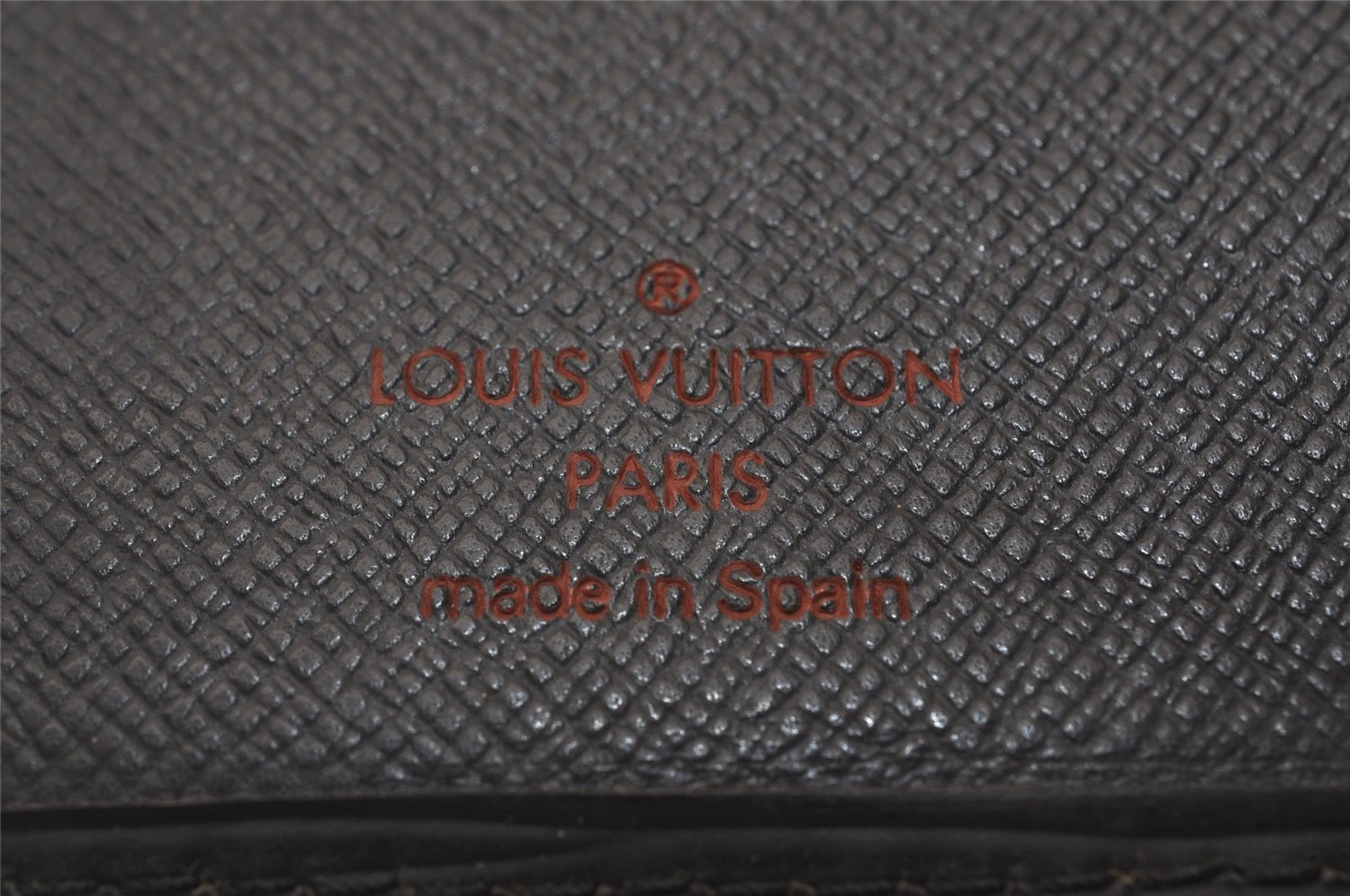 Authentic Louis Vuitton Epi Agenda Posh Notebook Cover Black R20522 Junk 7799J