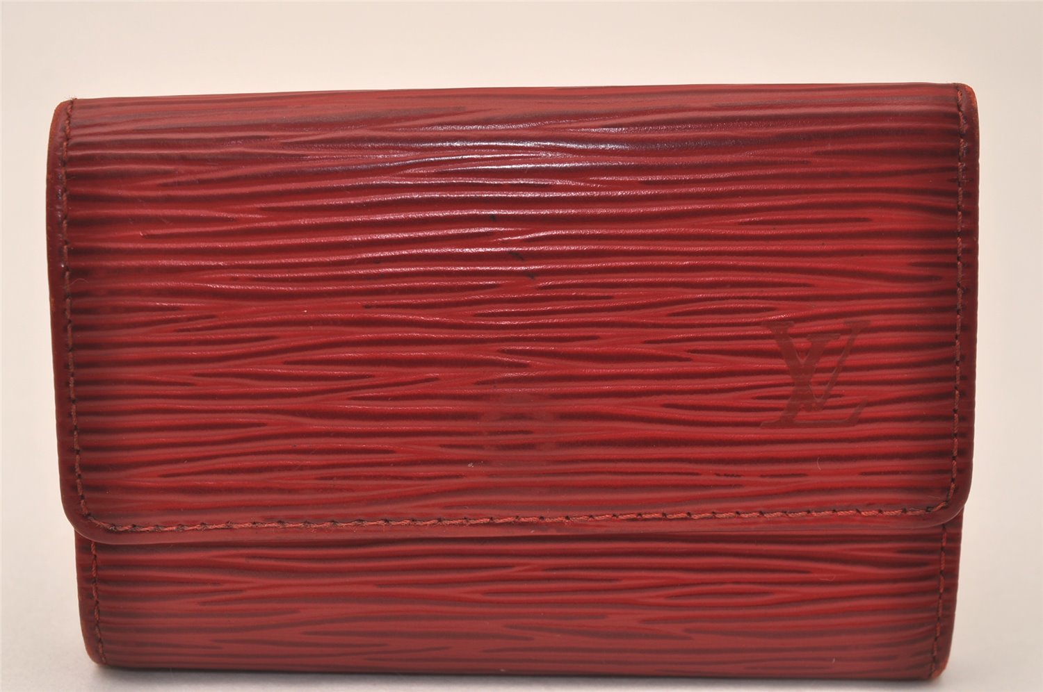 Authentic Louis Vuitton Epi Multicles 6 Key Case Red M63817 LV 7800J