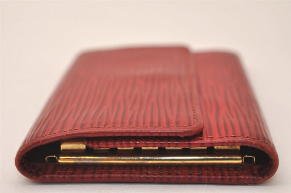 Authentic Louis Vuitton Epi Multicles 6 Key Case Red M63817 LV 7800J