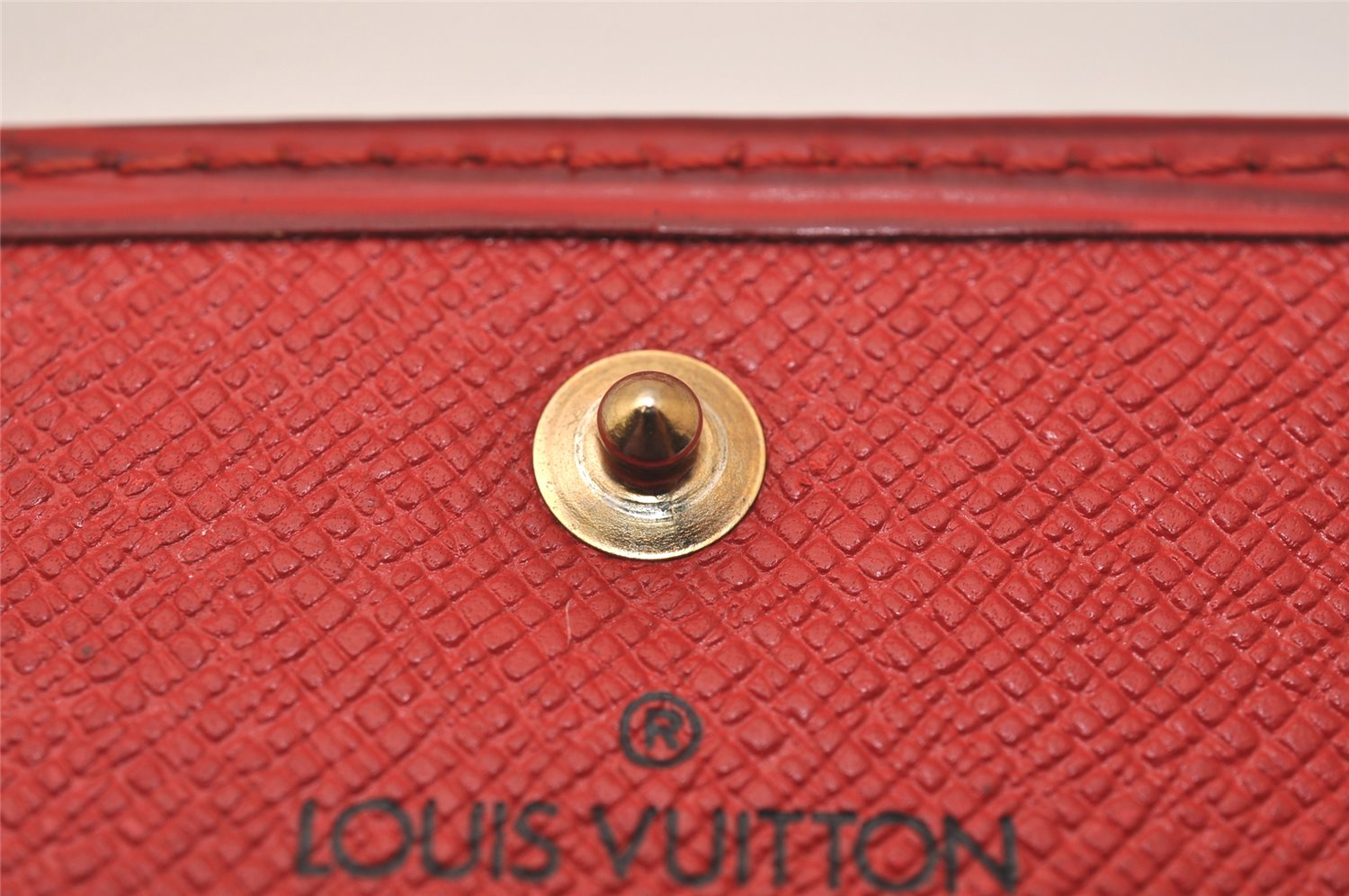 Authentic Louis Vuitton Epi Multicles 6 Key Case Red M63817 LV 7800J