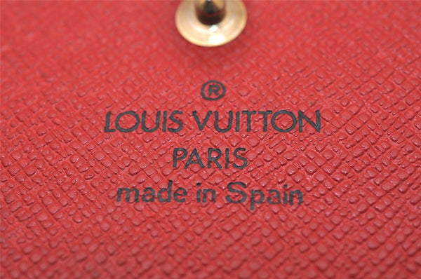 Authentic Louis Vuitton Epi Multicles 6 Key Case Red M63817 LV 7800J