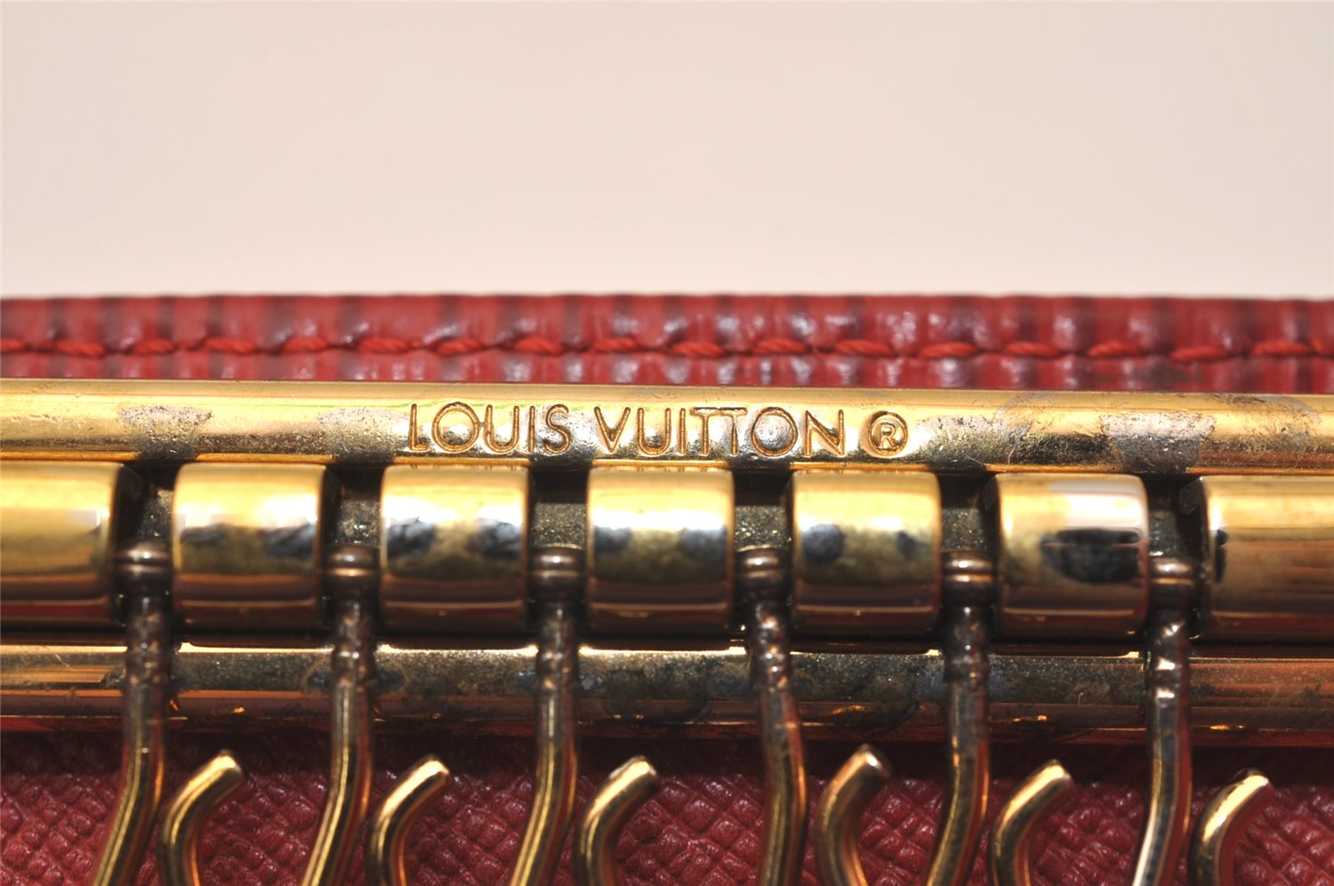 Authentic Louis Vuitton Epi Multicles 6 Key Case Red M63817 LV 7800J