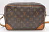 Auth Louis Vuitton Monogram Trocadero 27 Shoulder Cross Bag M51274 LV Junk 7801J
