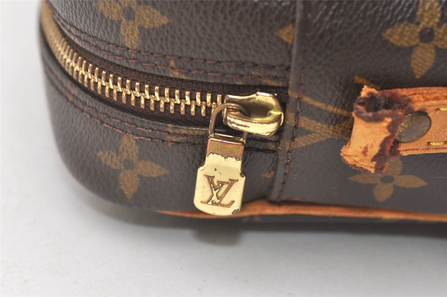 Auth Louis Vuitton Monogram Trocadero 27 Shoulder Cross Bag M51274 LV Junk 7801J