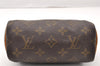 Authentic Louis Vuitton Monogram Mini Speedy Hand Bag Purse M41534 LV 7802I