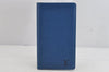 Authentic Louis Vuitton Epi Agenda Posh Notebook Cover Blue R20525 LV 7802J