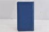 Authentic Louis Vuitton Epi Agenda Posh Notebook Cover Blue R20525 LV 7802J