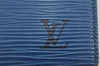 Authentic Louis Vuitton Epi Agenda Posh Notebook Cover Blue R20525 LV 7802J