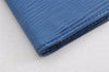 Authentic Louis Vuitton Epi Agenda Posh Notebook Cover Blue R20525 LV 7802J