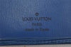 Authentic Louis Vuitton Epi Agenda Posh Notebook Cover Blue R20525 LV 7802J