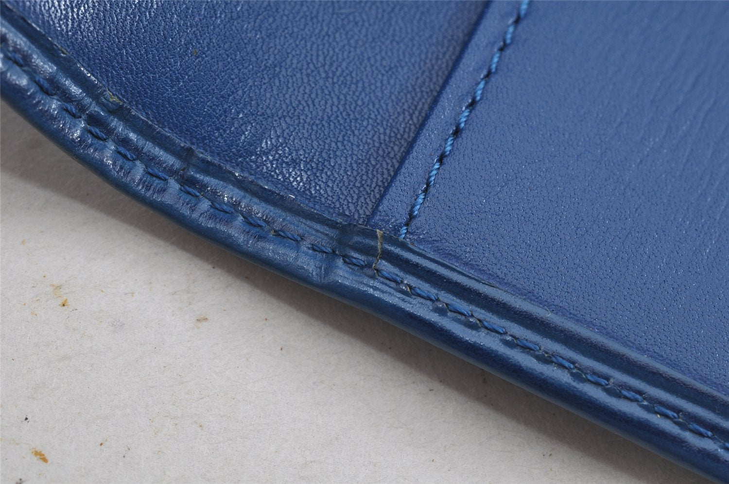 Authentic Louis Vuitton Epi Agenda Posh Notebook Cover Blue R20525 LV 7802J