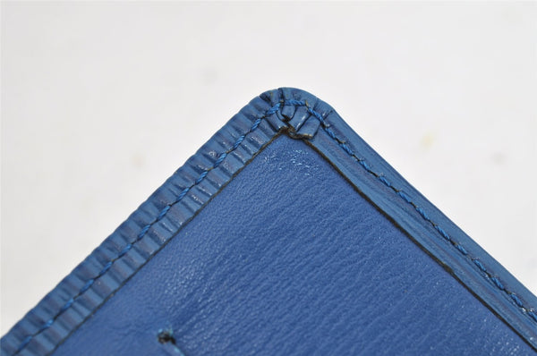 Authentic Louis Vuitton Epi Agenda Posh Notebook Cover Blue R20525 LV 7802J