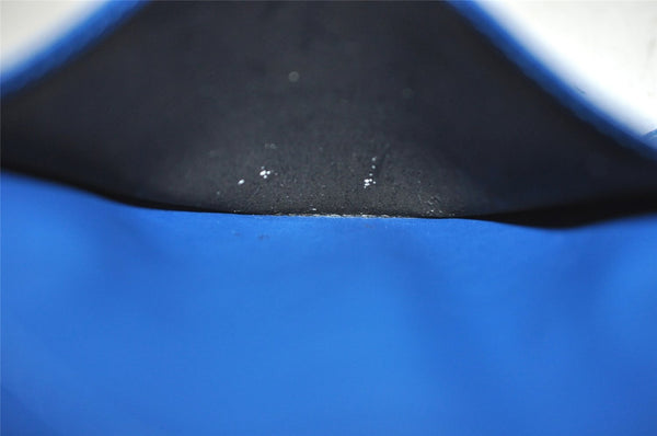 Authentic Louis Vuitton Epi Agenda Posh Notebook Cover Blue R20525 LV 7802J