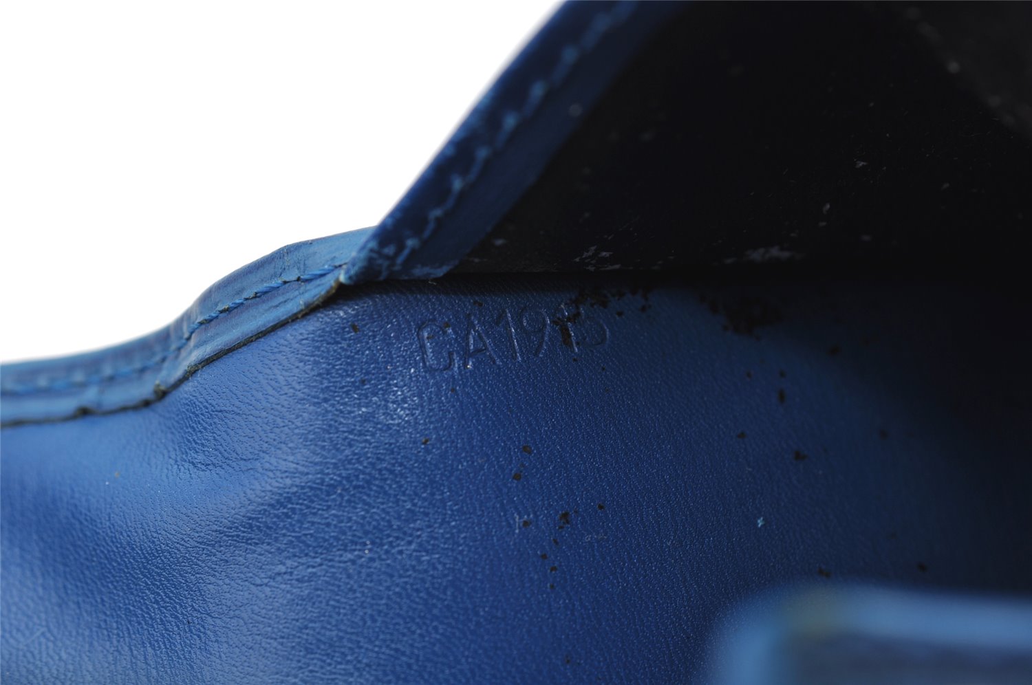 Authentic Louis Vuitton Epi Agenda Posh Notebook Cover Blue R20525 LV 7802J