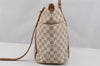 Authentic Louis Vuitton Damier Azur Totally MM Tote Bag N51262 LV Junk 7803I