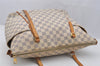 Authentic Louis Vuitton Damier Azur Totally MM Tote Bag N51262 LV Junk 7803I