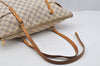 Authentic Louis Vuitton Damier Azur Totally MM Tote Bag N51262 LV Junk 7803I